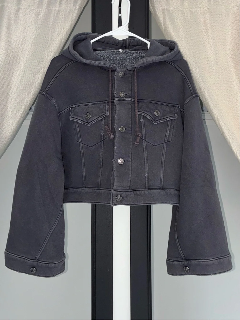 Free People - Dreamer Distressed Hoodie - Picture 2 of 13